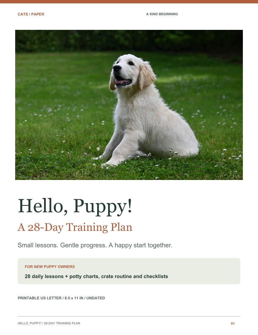 Actual Hello, Puppy! PDF cover