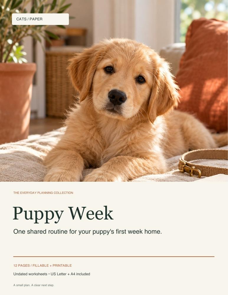 Actual Puppy Week PDF cover
